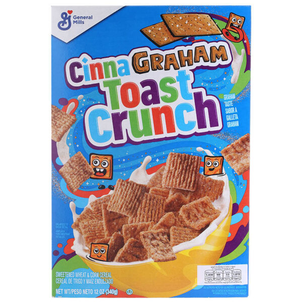 Generall Mills Cinna Graham Toast Crunch Cereal 340g.