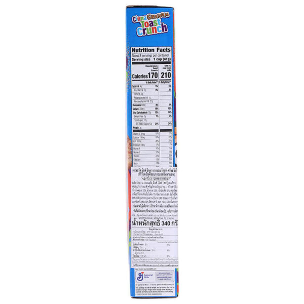 Generall Mills Cinna Graham Toast Crunch Cereal 340g. - Image 2