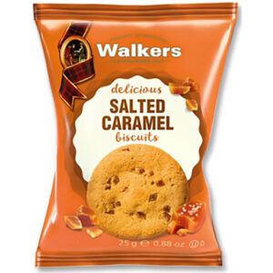 Walkers Salted Caramel Biscuits 25g.
