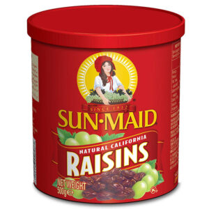 Sunmaid Raisin Can 500g.