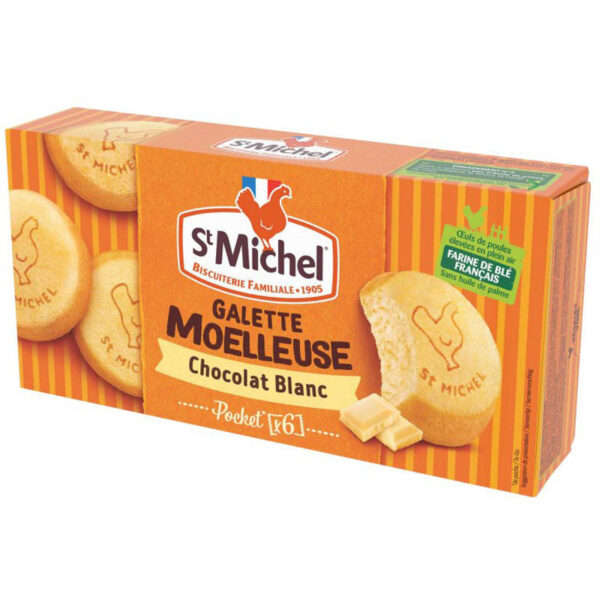 St.Michel Galette Moelleuse Chocolat Blanc 180g.