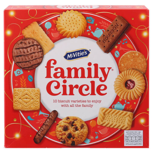 Mcvities Family Circle Biscuits 400g.