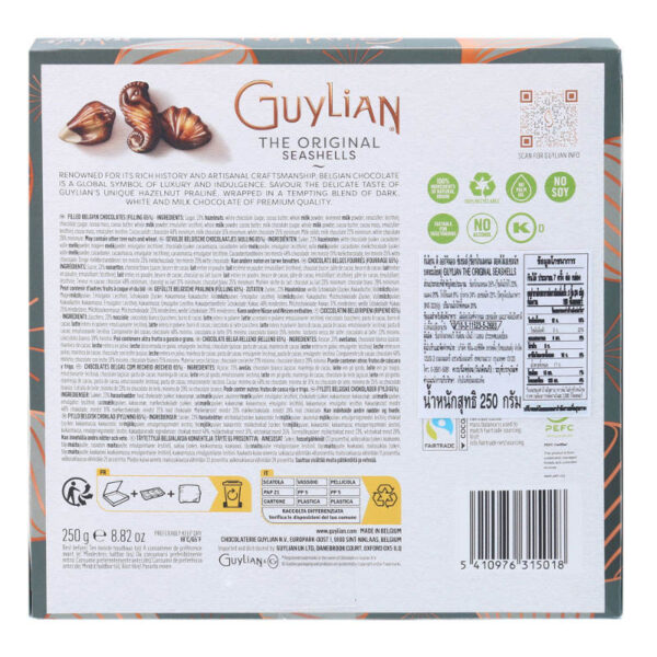 Guylian Seashell Shapes Xmas Chocolate 250g. - Image 2