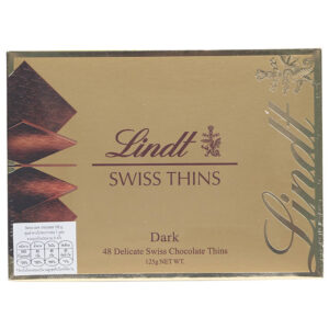 Lindt Thin Dark Chocolate 125g.