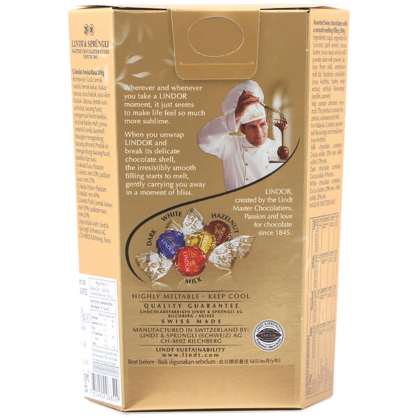 Lindt Lindor Cornets Assorted Chocolate 200g. - Image 2