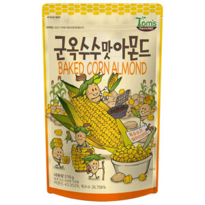 HBAF Baked Corn Almond 190g.