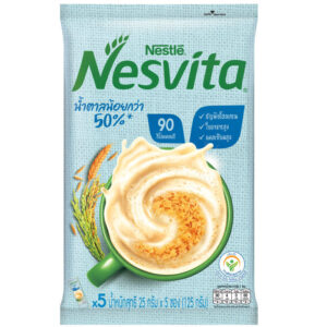 Nesvita Instant Cereal Lower Sugar Fiber 25g.Pack 5sachets