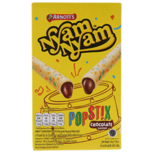 Arnotts Nyam Nyam Pop Stix Chocolate Wafer Roll 48g.